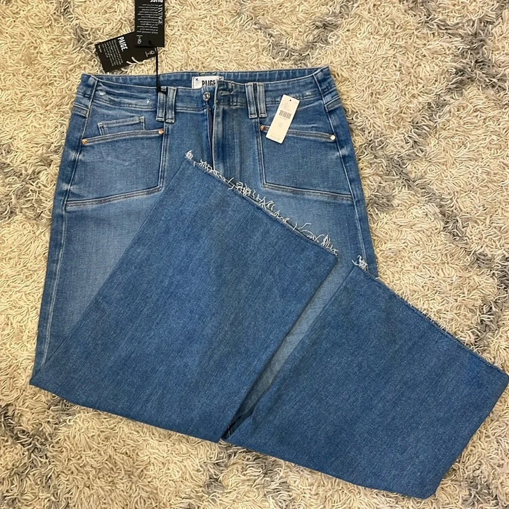 Paige sunnie distressed jeans - Picture 1 of 10